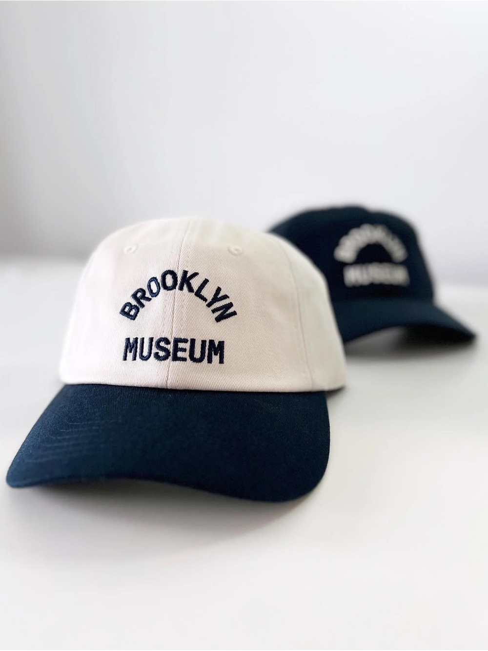 Brooklyn Museum Two-Tone Baseball Cap - Cream & Navy